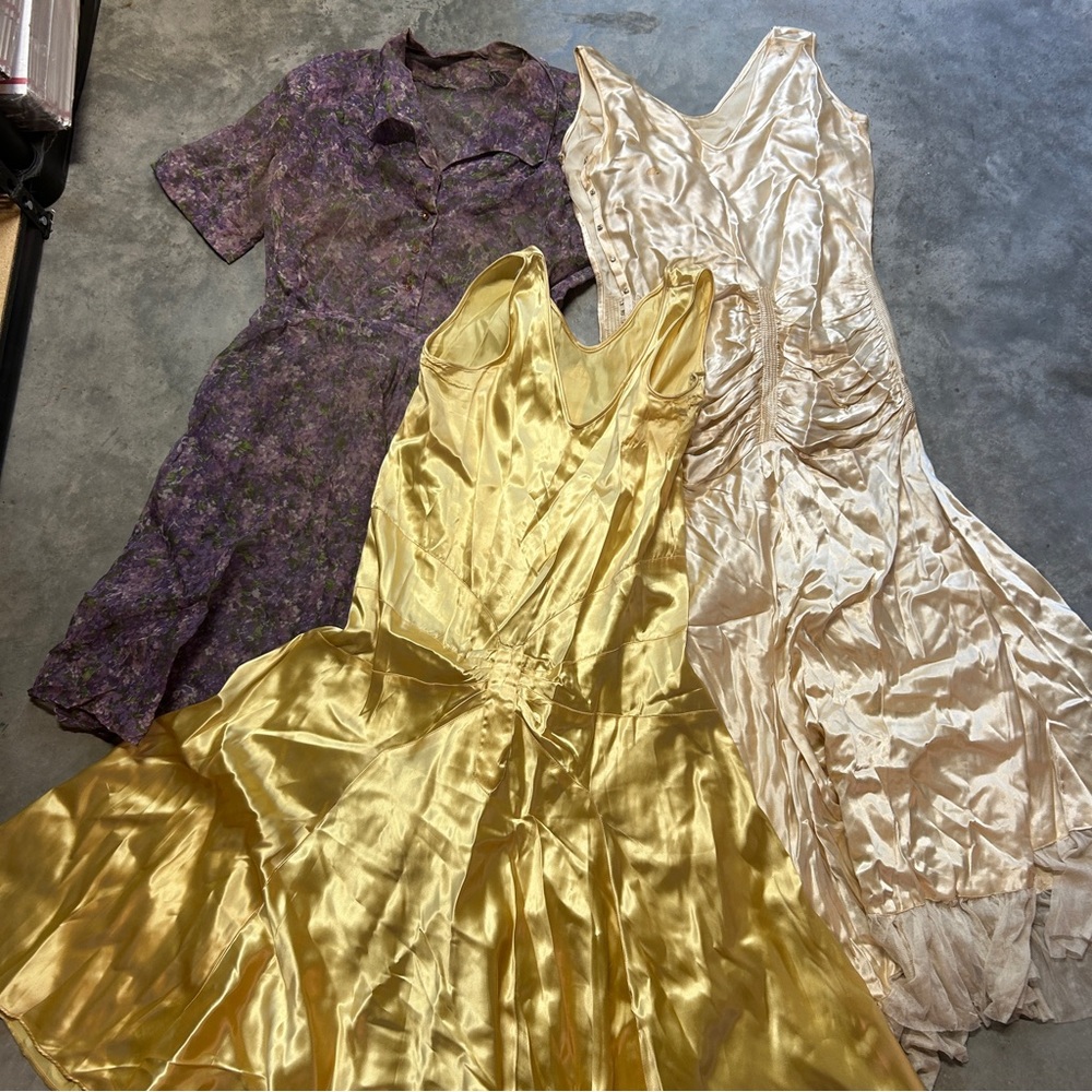 Flawed antique dress bundle